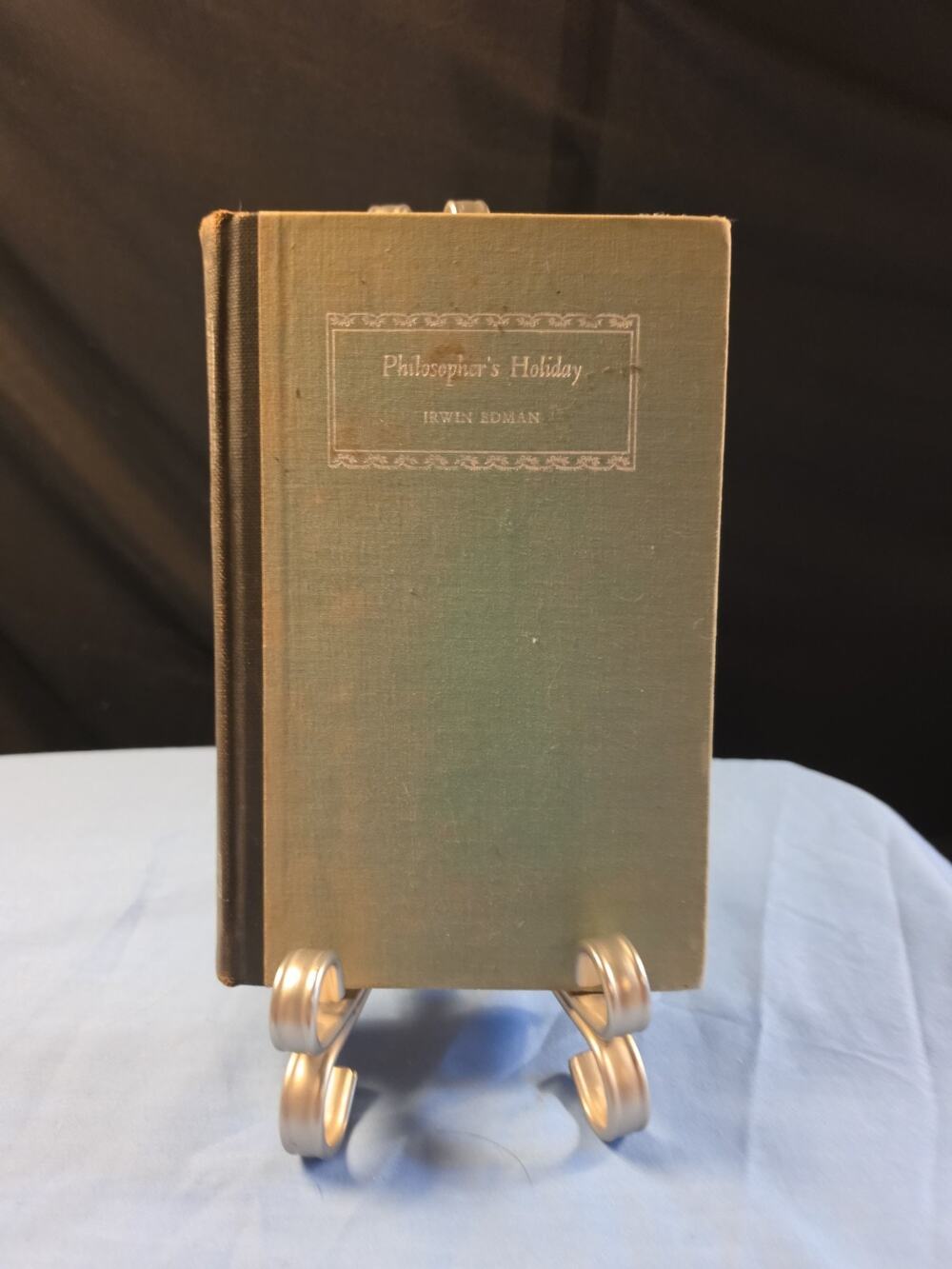 Philosopher’s Holiday Irwin Edman 1938 FIRST EDITION 1st Printing Viking Press